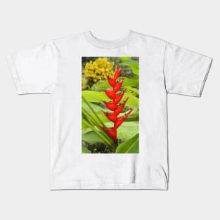 An Exotic Heliconia Kids T-Shirt